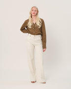 Pantalon évasé avec poches italiennes FRANCINE
