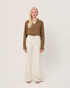 Pantalon évasé avec poches italiennes FRANCINE