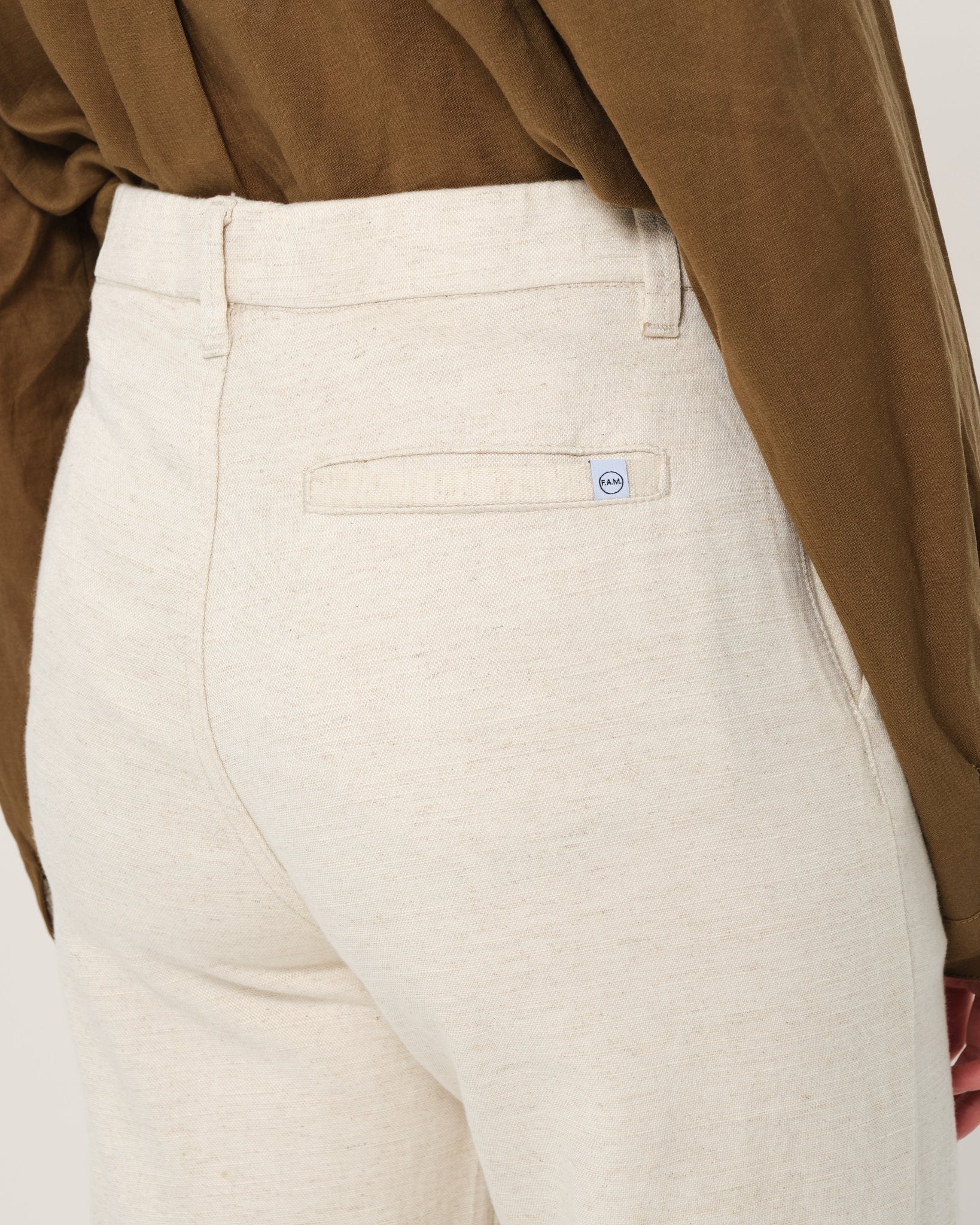 Pantalon évasé avec poches italiennes FRANCINE