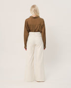 Pantalon évasé avec poches italiennes FRANCINE