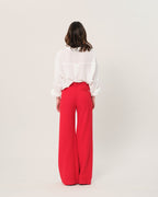 Pantalon évasé avec poches italiennes FRANCINE