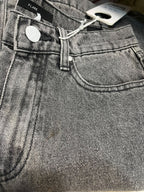 Jean large taille haute FLEURE GREY M - Seconde vie
