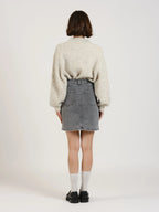 AGNES denim skirt with side pockets