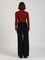Pantalon flare en velours FAUSTINE