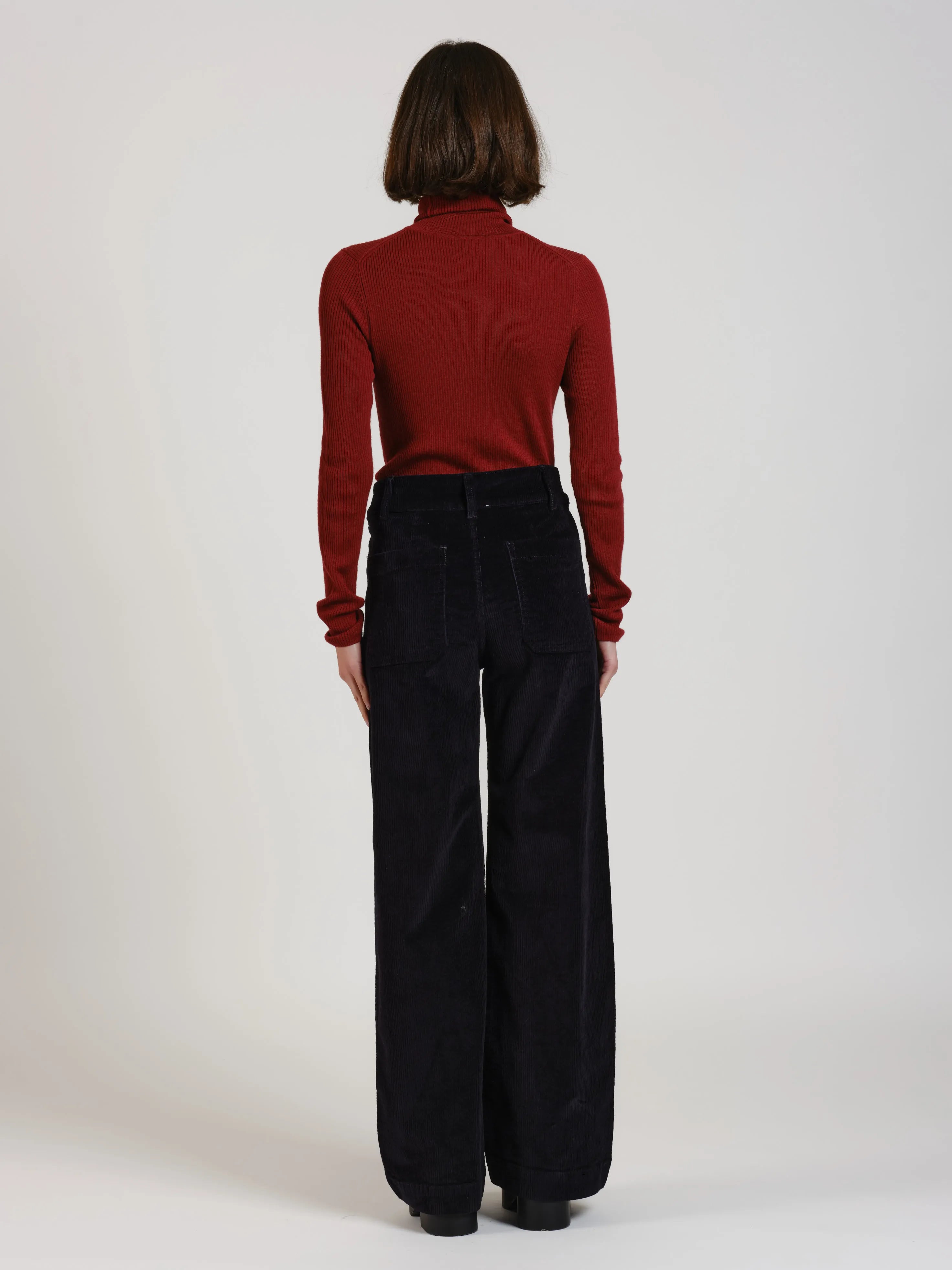 Pantalon flare en velours FAUSTINE