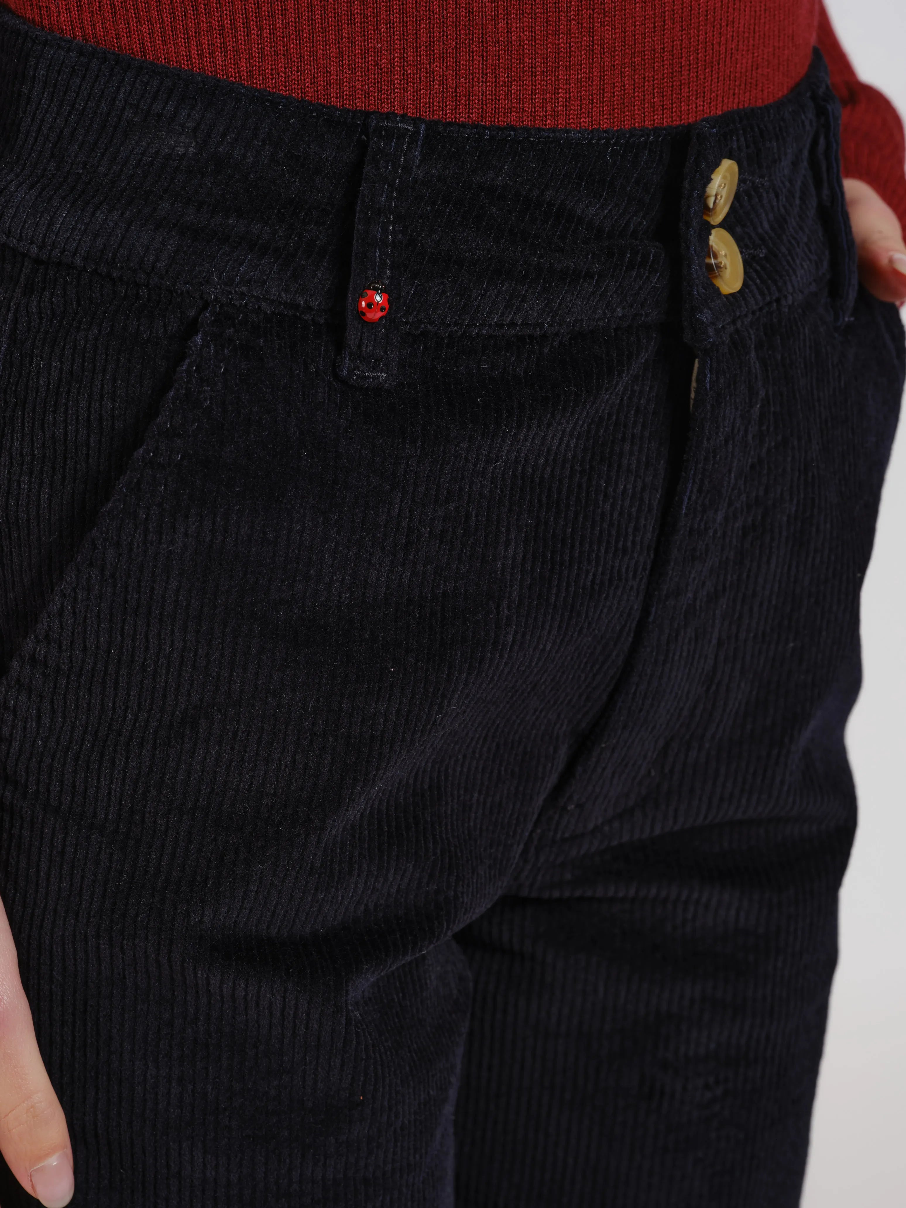 Pantalon flare en velours FAUSTINE