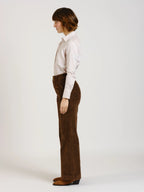 Pantalon flare en velours FAUSTINE