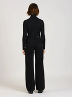 FILA Mid-Rise Wide-Waisted Jeans