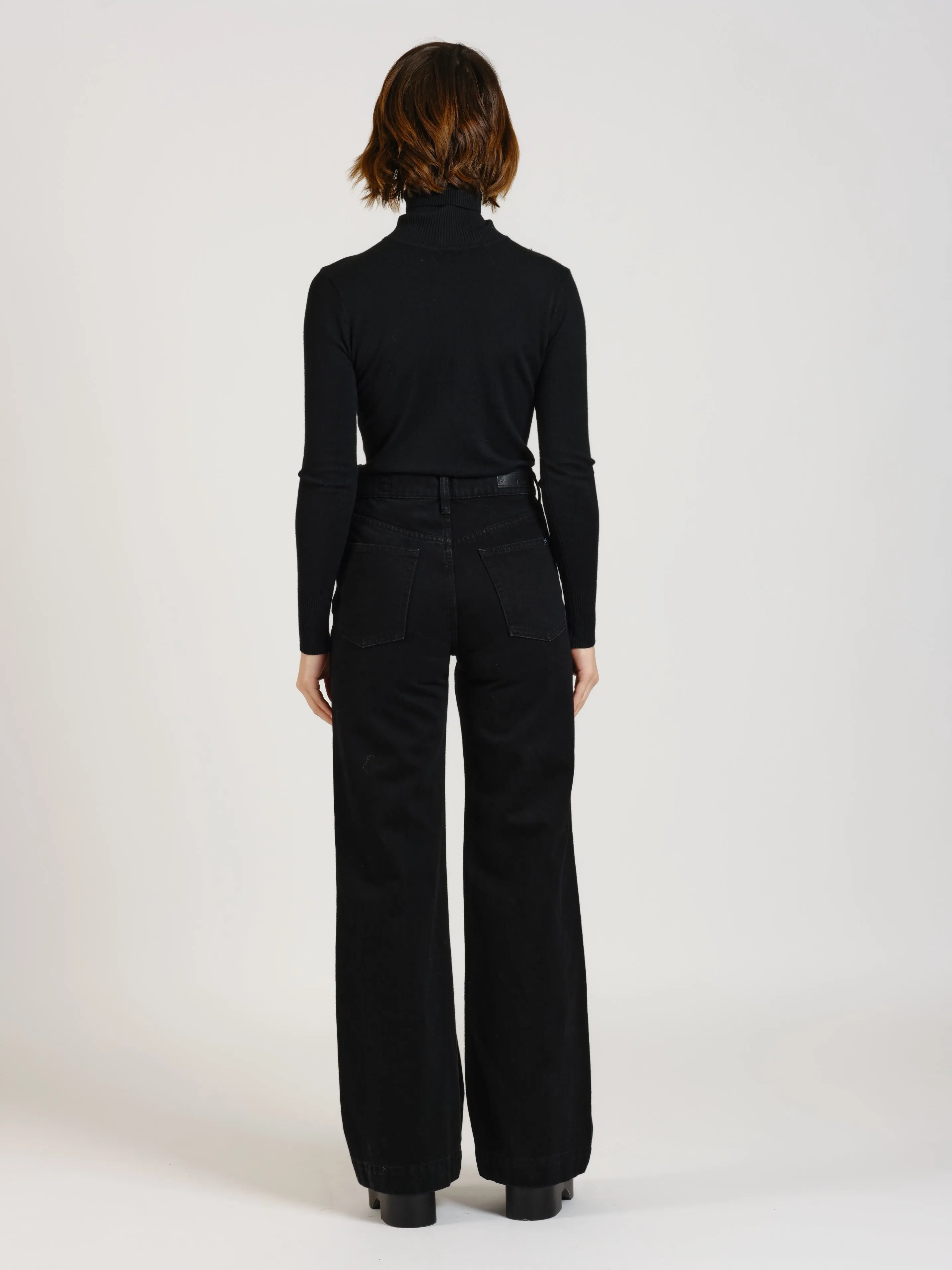 Jean large taille mi-haute FILA
