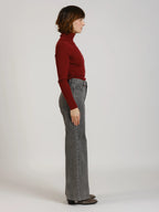 FLOWER high-waisted wide-leg jeans