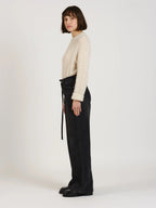 FLORA high-waisted wide-leg jeans