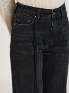 FLORA high-waisted wide-leg jeans