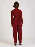 Pantalon en velours bordeaux FRANCE – XS