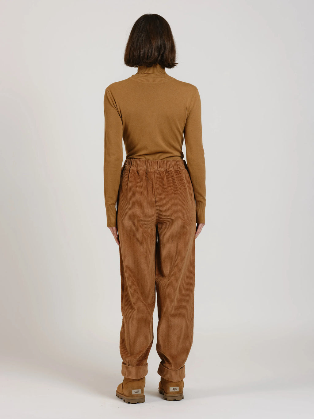 Caramel corduroy pants FRANCE