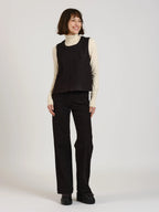 IZA slightly flared crop top