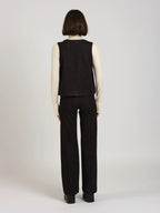 IZA slightly flared crop top