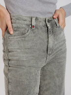 Pantalon straight en velours POLA
