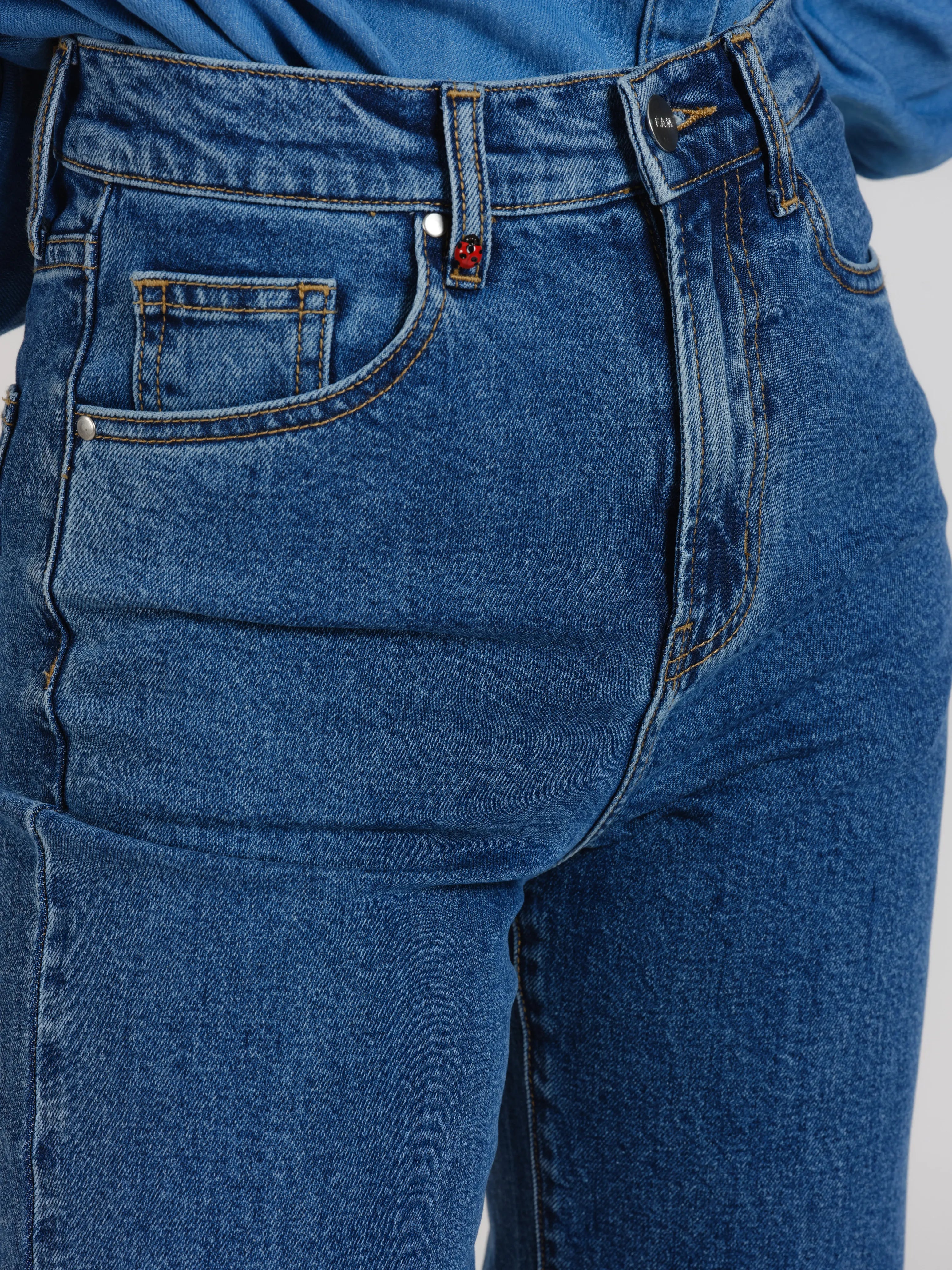 POLA LONG stone straight jeans