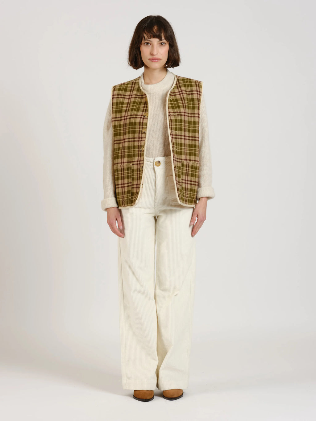 VALE reversible sleeveless jacket
