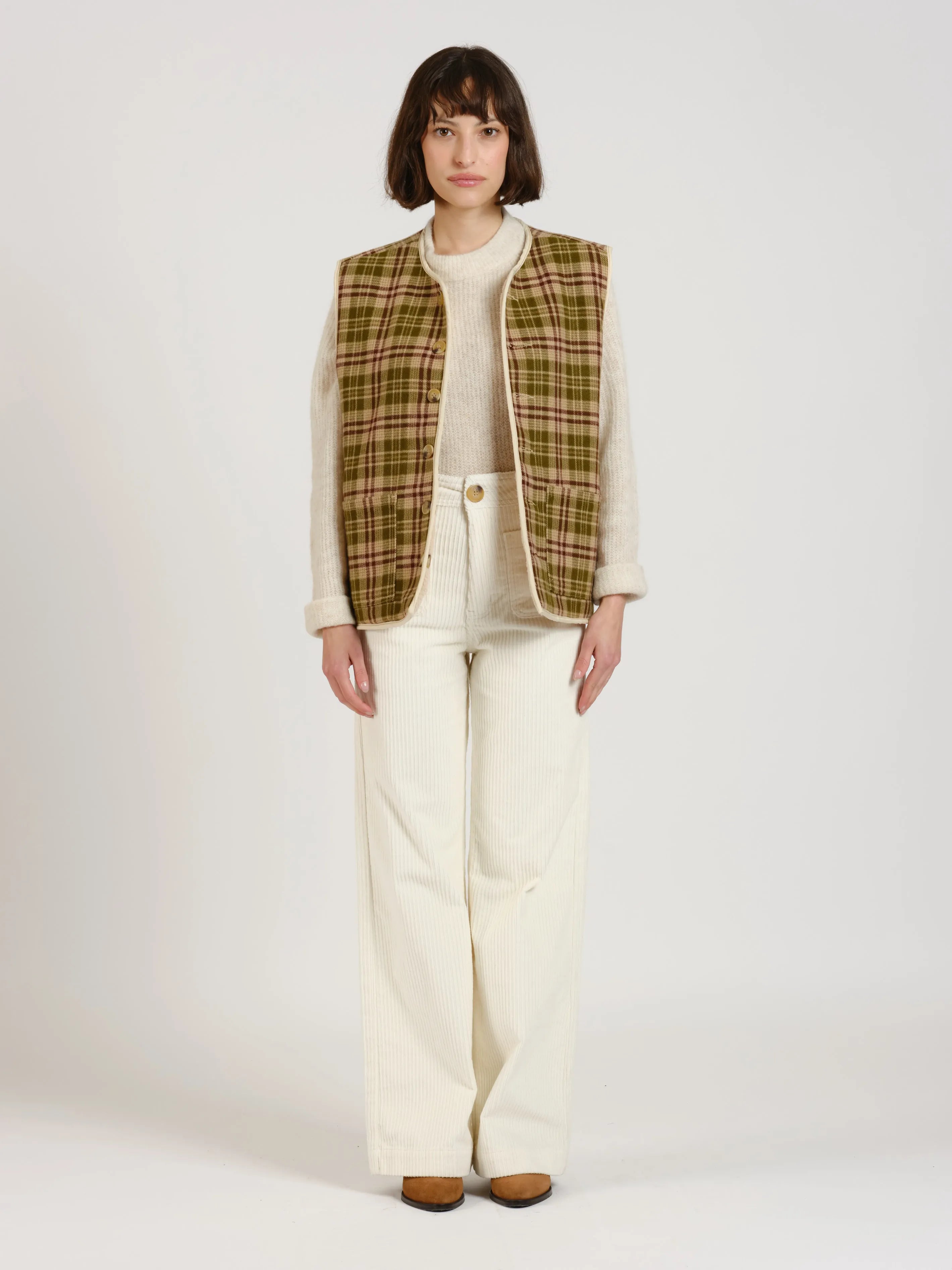 VALE reversible sleeveless jacket
