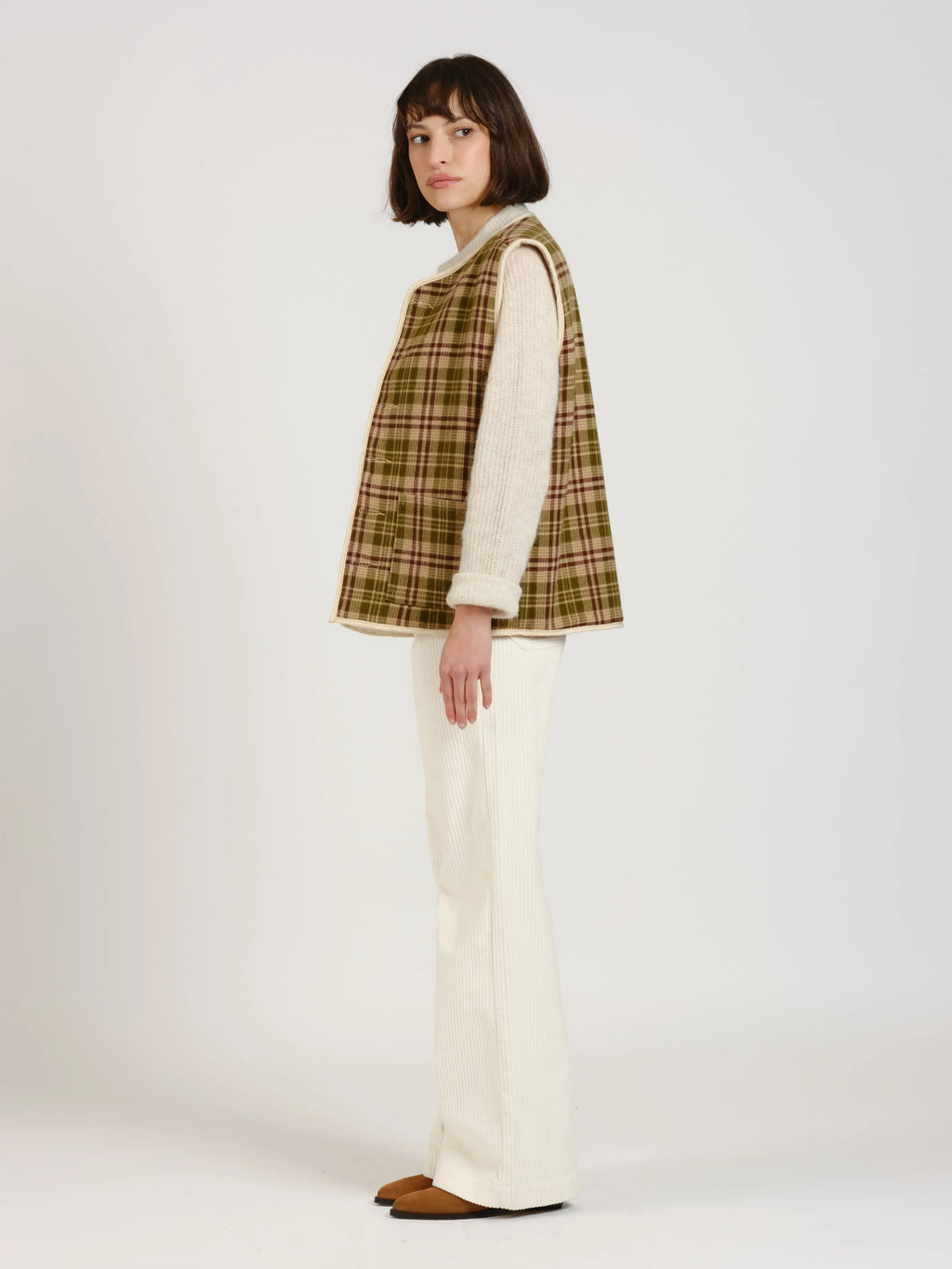 VALE reversible sleeveless jacket