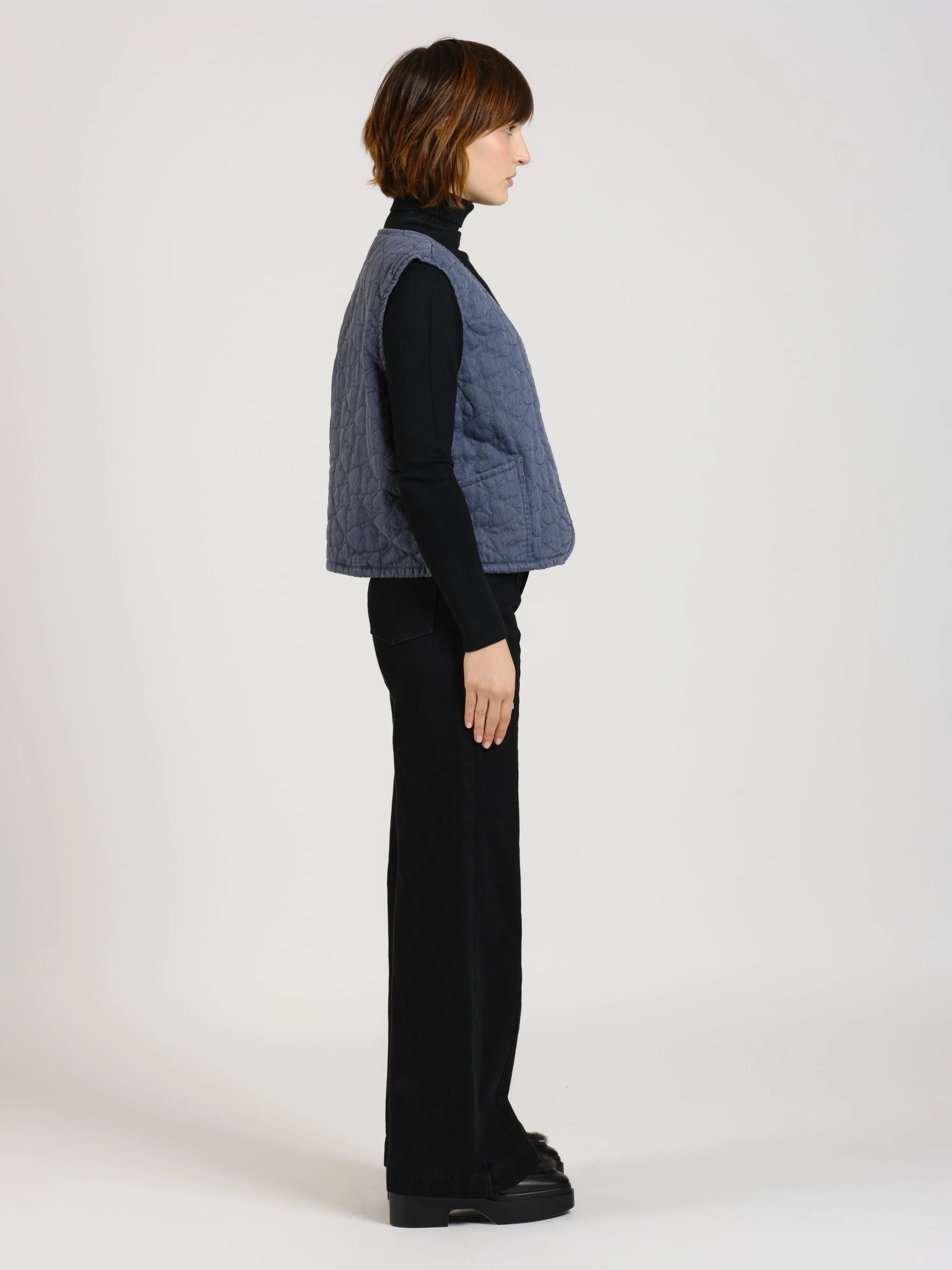 VITTORIA sleeveless jacket