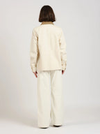 Veste en jeans avec col en velours VIVIAN