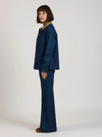 Veste en jeans avec col en velours VIVIAN