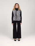 Veste sans manches VITA léopard femme, LEOPARD, taille XS, porté par Priscilla (1m76) (F.A.M. JEANS) – photo 1