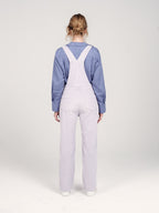 Salopette en velours DESIRE femme, FLAX GREY, taille XS, porté par Priscilla (1m76) – photo 4