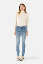 Jean slim bleu ELLE femme, BLUE JEANS, taille 26, porté par Lilou (1m75) – photo 3