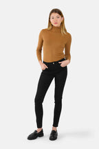 Jean skinny noir CLEMENTINE femme, BLACK, taille 26, porté par Lilou (1m75) – photo 2