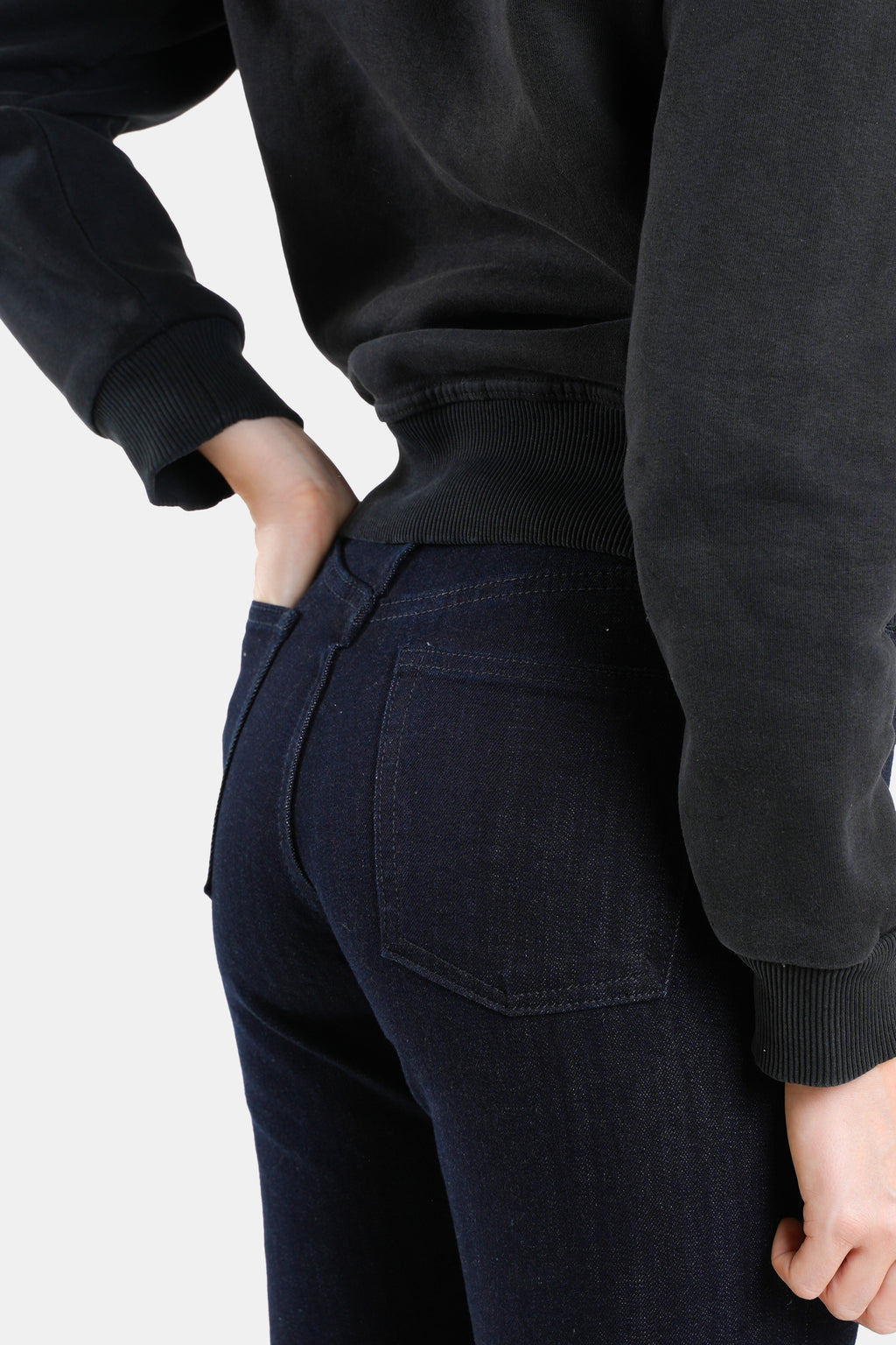 Jean slim brut EMMA femme, BRUT, taille 26, porté par Lilou (1m75) – photo 5