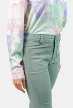 Jean bootcut sage BELLA femme, SAGE, taille 26, porté par Marie (1m71) – photo 5