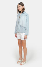 Veste légère patchwork VIVIAN femme, PATCHWORK, taille XS, porté par Claire (1m76) – photo 4