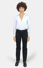 Jean bootcut noir BELLA femme, BLACK, taille 26, porté par Marie (1m71) – photo 3