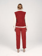 Veste sans manches VITA brick femme, BRICK, taille XS, porté par Priscilla (1m76) – photo 5