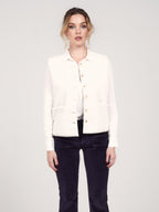 Veste sans manches VITA blanc femme, WHITE, taille XS, porté par Priscilla (1m76) – photo 2