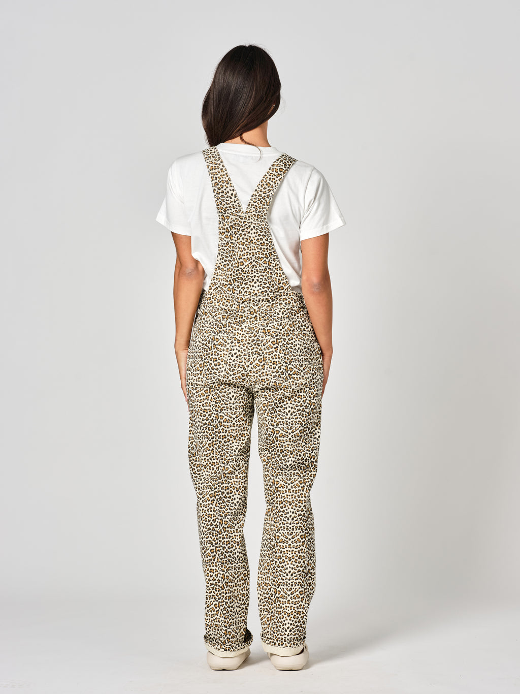 Salopette léopard DESIRE femme, LEOPARD, taille XS, porté par Valentine (1m70) – photo 4