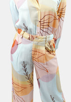 Pantalon imprimé Céramic RUBY femme, CERAMIC, taille XS, porté par Marie (1m71) (F.A.M. JEANS) – photo 1