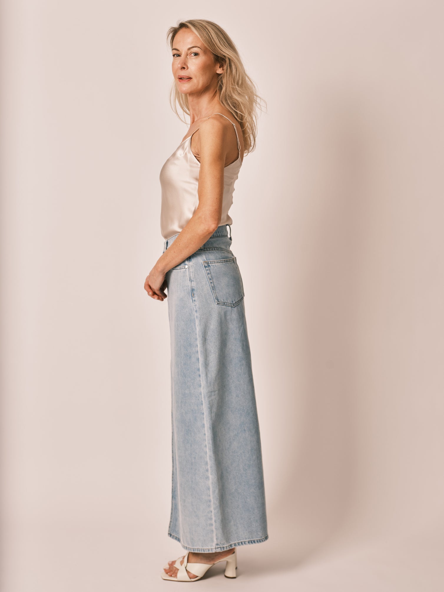 Jupe longue AMBER en coton