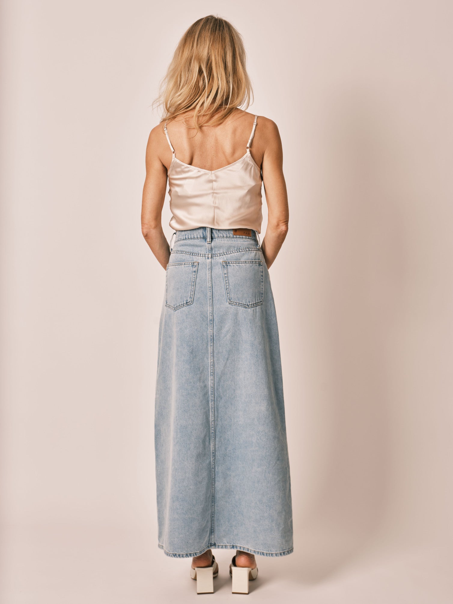 Jupe longue AMBER en coton