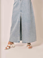 AMBER long cotton skirt