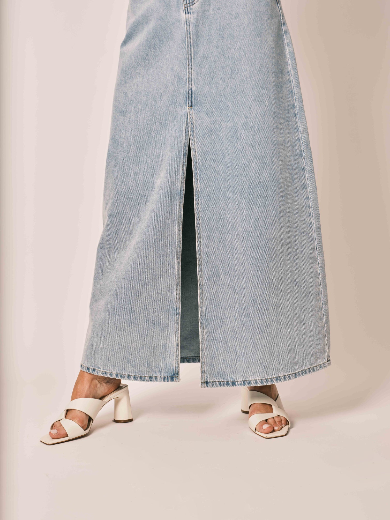 Jupe longue AMBER en coton