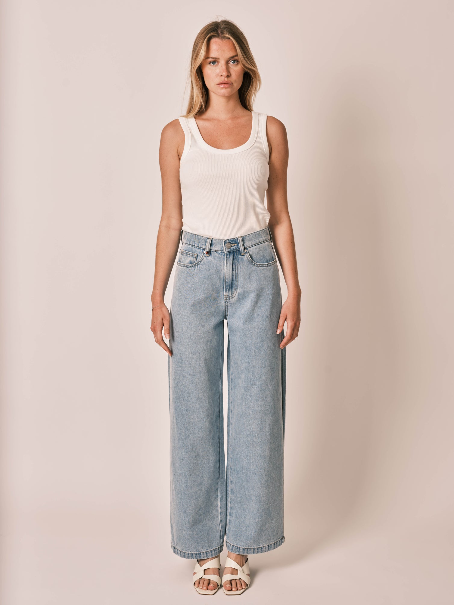 Jean large APRIL Bleu