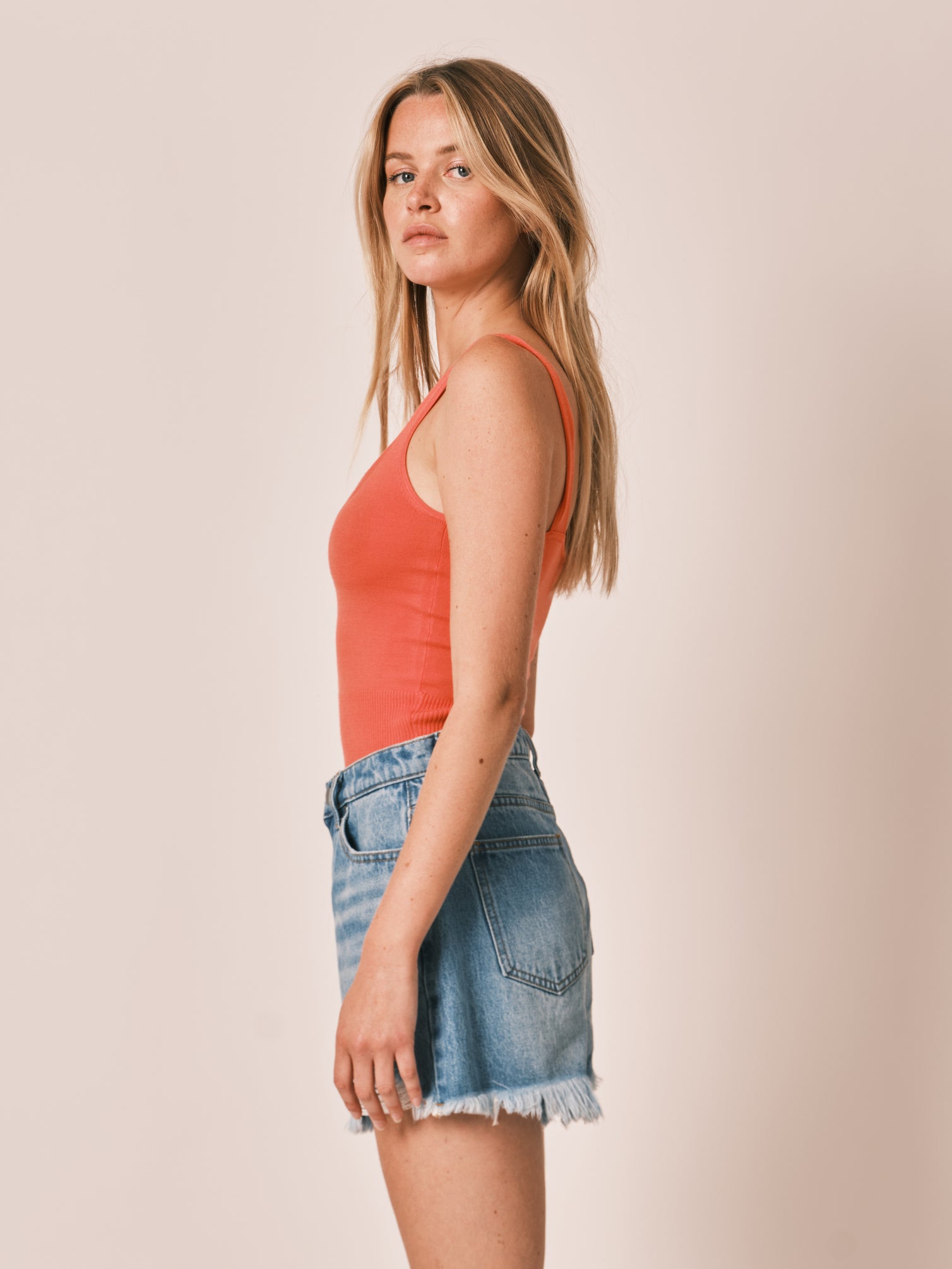 Short court ASHLEY en denim