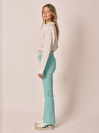 BELLA mint bootcut jeans
