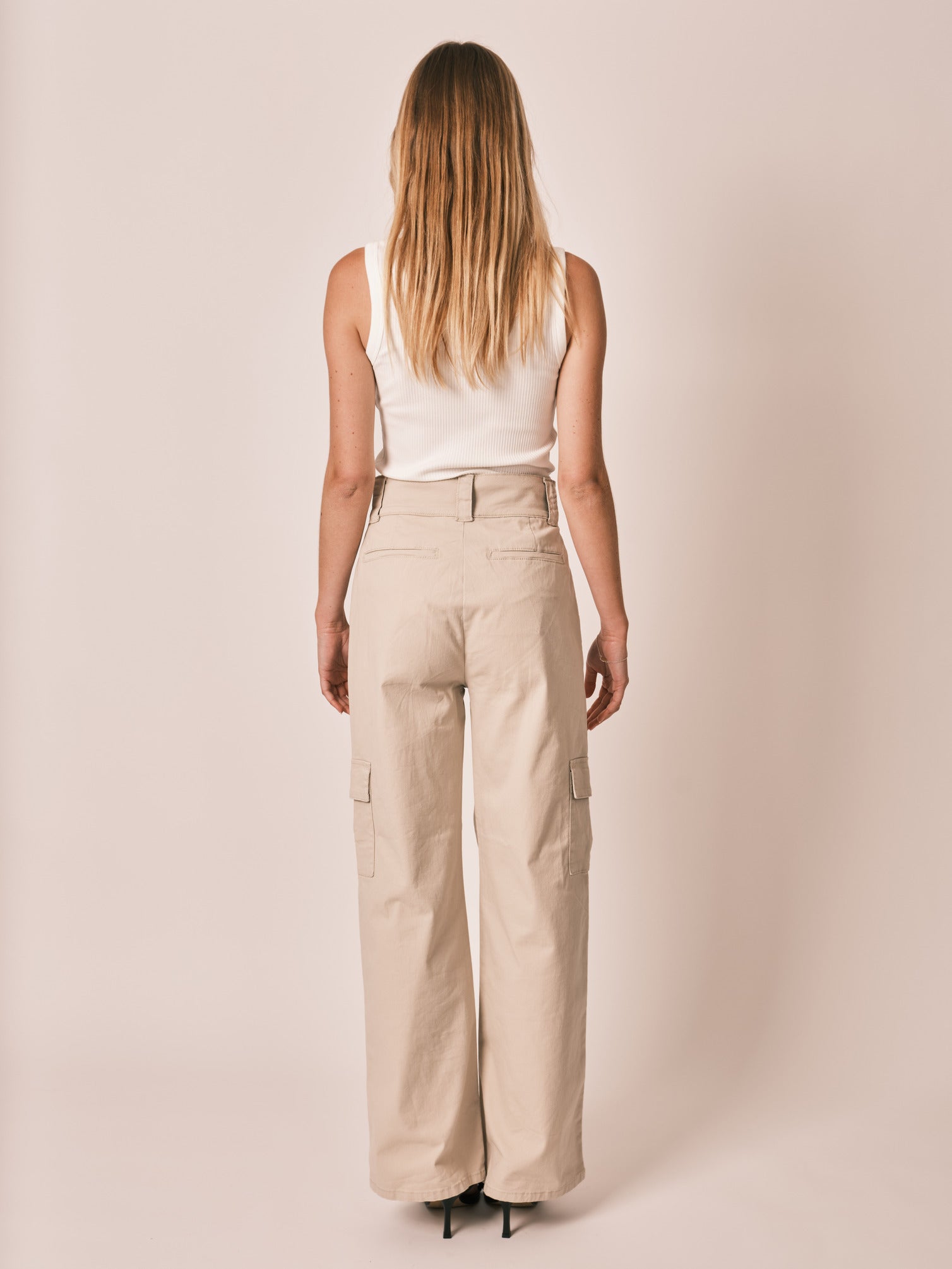 CAROLL Beige Cargo Jeans