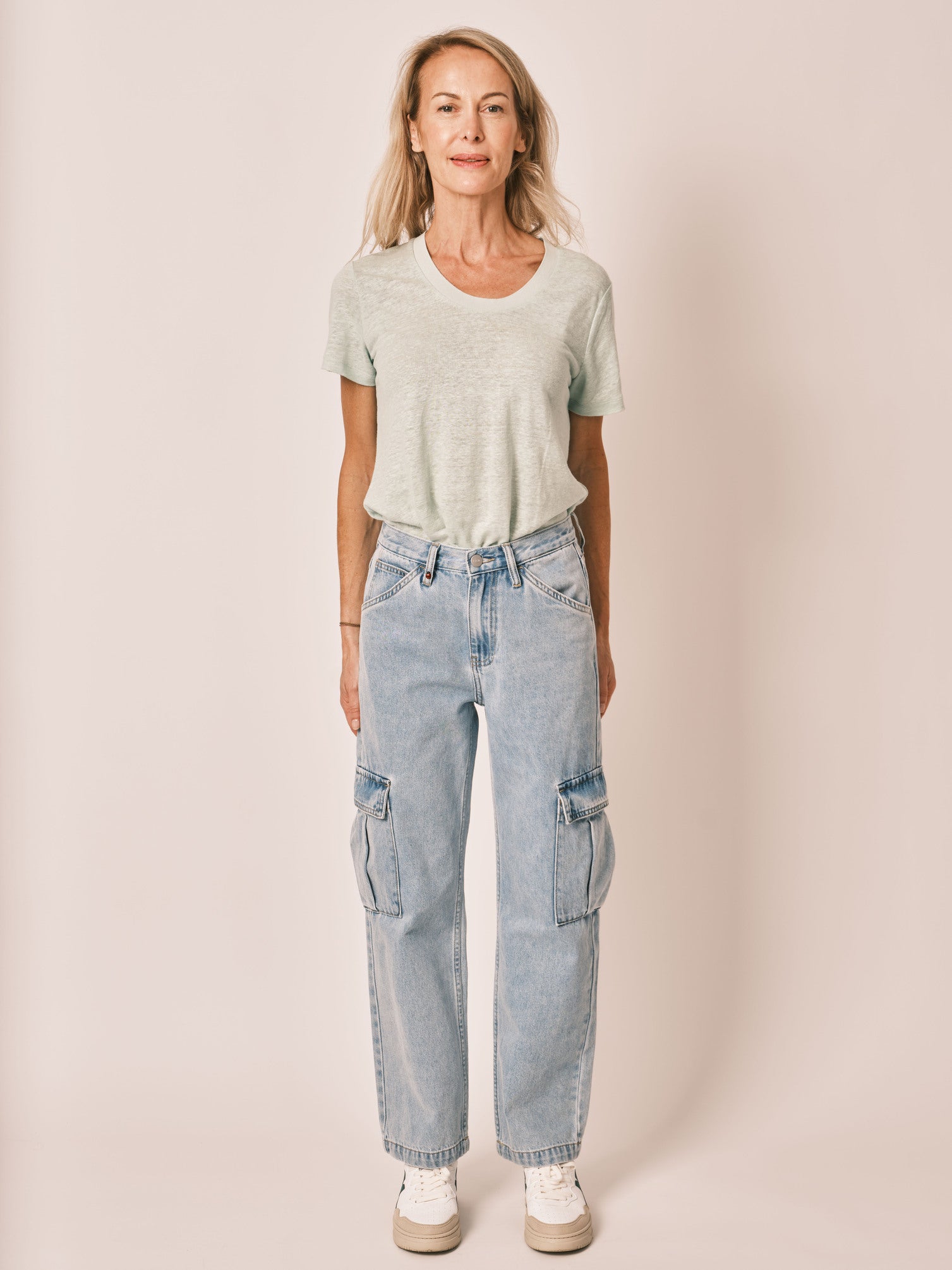 CHARLIE Blue Cargo Jeans