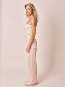 FAUVE pink flared jeans